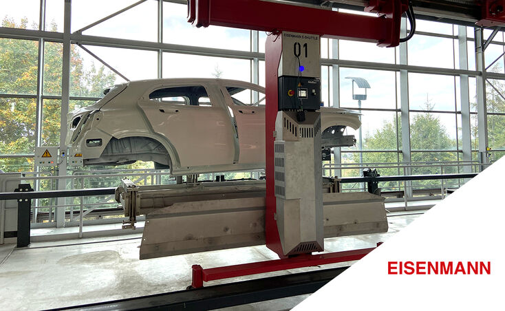 Teil einer Lackierlinie